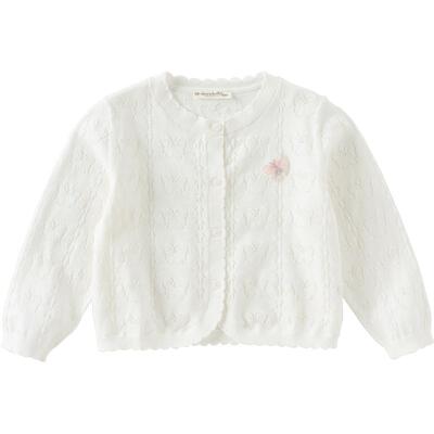 戴维贝拉女童毛衣开衫婴儿薄外套