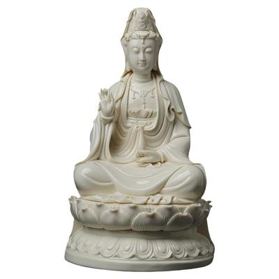 戴玉堂周金田陶瓷摆件《杨柳观音仿古瓷》佛像观世音菩萨供奉家用