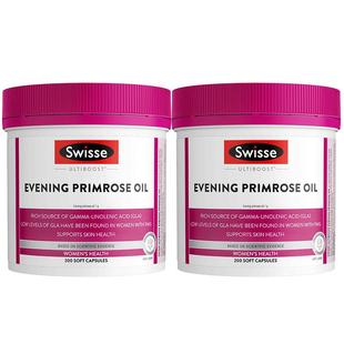 【自营】Swisse斯维诗月见草胶囊女性内分泌保健品*2瓶经期健康