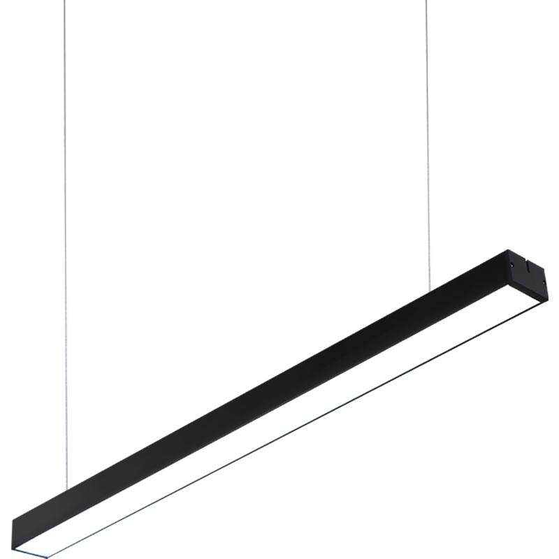 LED长条灯办公室吊灯 现代简约商用店铺造型灯具创意工作室条形灯