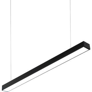 LED长条灯办公室吊灯 现代简约商用店铺造型灯具创意工作室条形灯