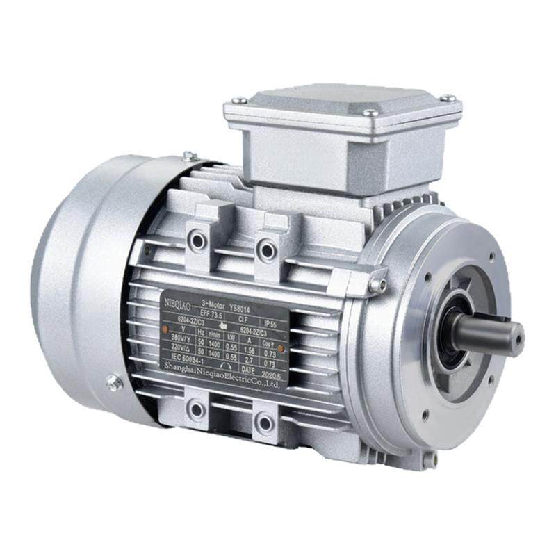YS铝壳B14三相电动机380V 0.37/0.55/0.75/1.1/1.5/2.2KW全铜电机