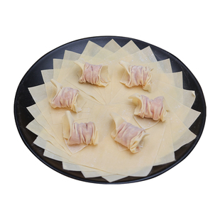 广宁云吞皮馄饨皮混沌皮超薄耐煮早餐全蛋抄手广式全蛋皮商用批发