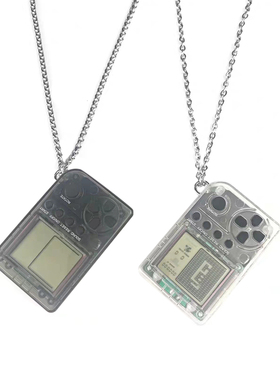 潜入深海复古游戏机ins项链