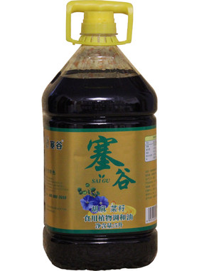 塞谷胡麻油调和油5L压榨食用油