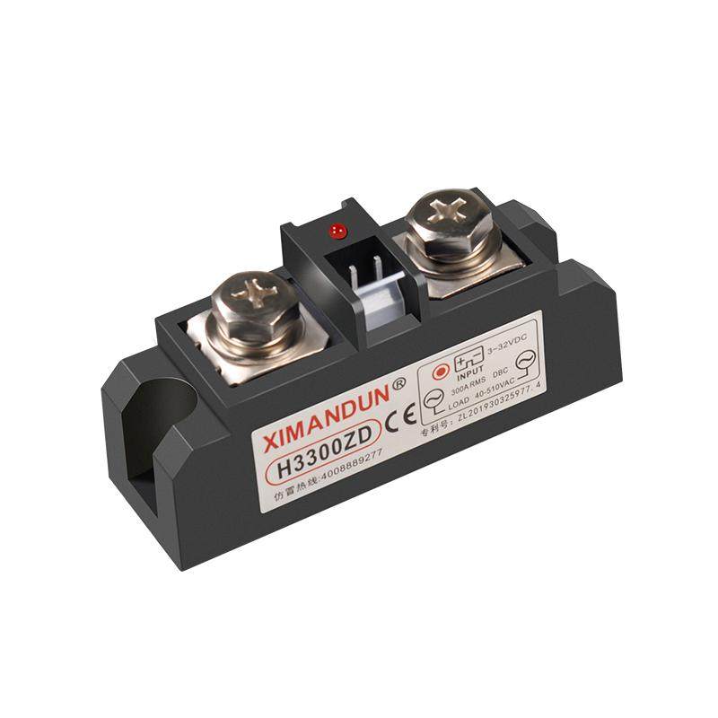 希曼顿工业级固态继电器H3300ZD直流控交流SSR24V三相220V模块组