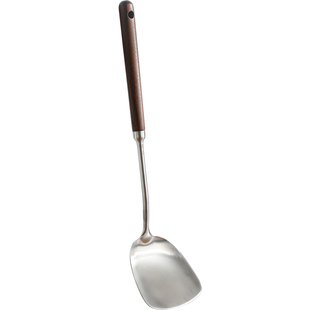 素娘316不锈钢锅铲套装家用木柄把防烫汤勺漏勺烹饪铲勺铁锅专用