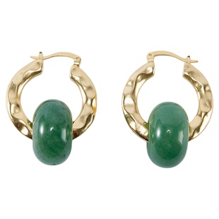 在水一方东陵玉珠宝耳环首饰饰品中式端庄古风设计师优雅复古耳饰