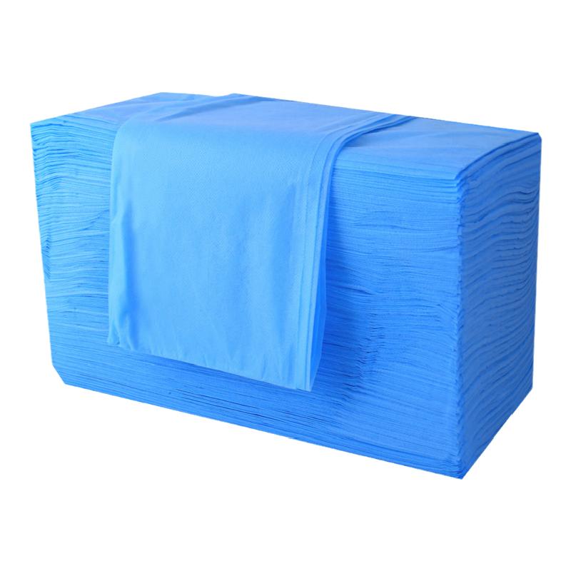 100张一次性床单美容院足浴按摩床单透气防水防油加厚垫单带脸孔