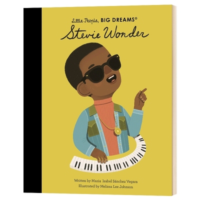 小男孩大梦想 史提夫汪达 英文原版绘本 Stevie Wonder 精装大开本 名人传记 英文版进口原版英语书籍儿童全英语书