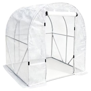 家用温室保温大棚骨架户外庭院蔬菜植物冬季防冻罩阳光小花房暖棚