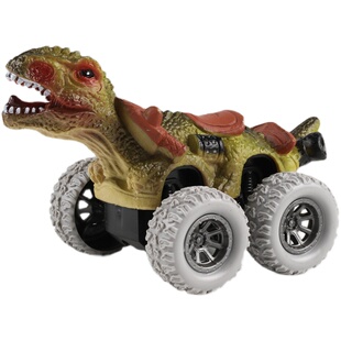 回力恐龙赛车套装会奔跑的霸王龙翼龙三角龙美甲龙翼龙卡通模型