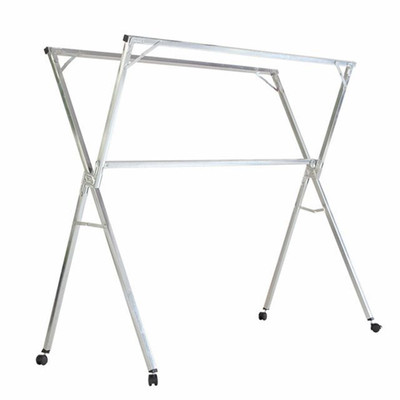 加粗加厚落地折叠晾衣架室内阳台卧室挂衣架室外被子架钢管多功能