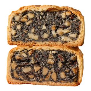 卢师傅黑芝麻月饼散装花生酥五仁多口味中秋节糕点零食酥皮小月饼