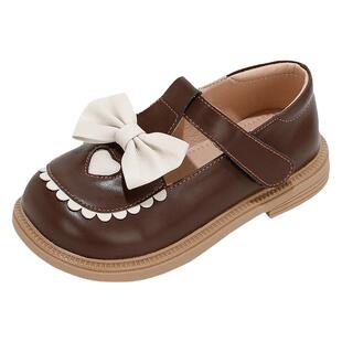 舞玛女童鞋子儿童公主鞋2026新款春夏季宝宝皮鞋春款防滑软底单鞋