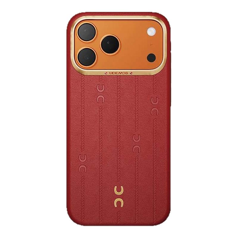 决色2026马年限定UDEMOS适用苹果iPhone17promax手机壳超薄17Pro皮质磁吸高级感17PM保护套ins轻奢自由时尚女