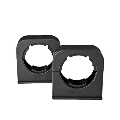 塑料弧形固定座支架带盖尼龙管夹