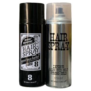 爱发丝造型师简派强力定型喷雾男士轻盈快速干发胶头发定型蓬松塑