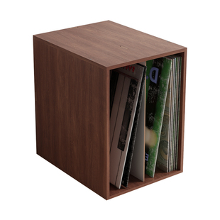 杂志架黑胶唱片机置物架CD碟片收纳架中古风PS5/4光盘唱片展示架