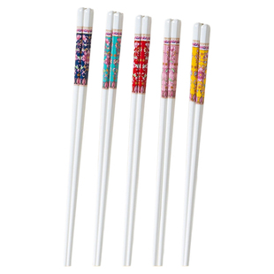 陶瓷筷子家用珐琅彩筷子景德镇餐具健康公筷耐高温餐具筷专人专筷