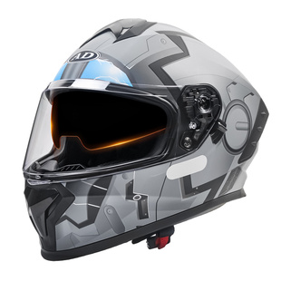 3C认证电动巡航摩托车安全头盔男女四季通用冬季机车蓝牙耳机全盔