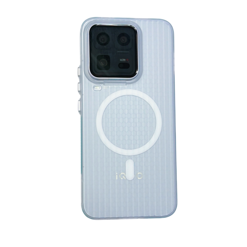 适用iqoo15ultr冰雾瓦楞磁吸硬壳