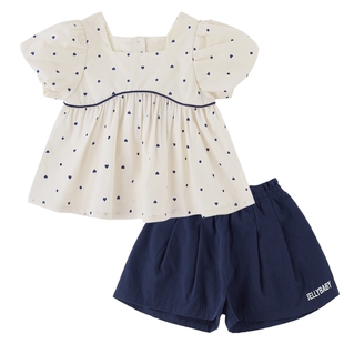女童短袖套装夏季儿童衣服小女孩两件套婴儿夏纯棉两岁宝宝夏装女