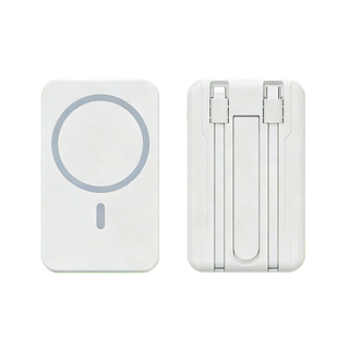 磁吸充电宝3c认证可上飞机超级快充大容量自带线适用苹果华为手机10000毫安便携式带支架无线充电宝移动电源