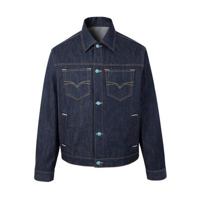 休闲男女原牛秋冬牛仔夹克外套款