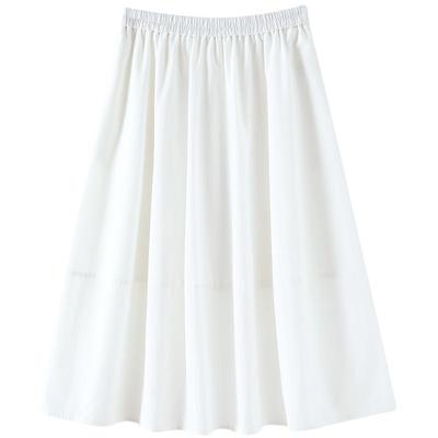 OSA轻薄抗皱高腰半身裙女夏季