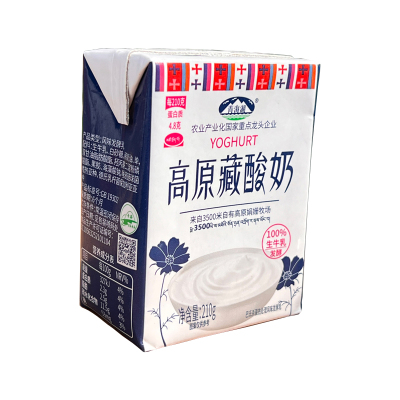 藏酸奶210g*10盒青海湖发酵酸奶
