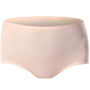 浪莎高腰内裤女纯棉短裤全棉三角裤收腹收小肚子大码女式妈妈裤头