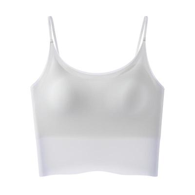 美背抹胸内衣女带胸垫防走光内搭