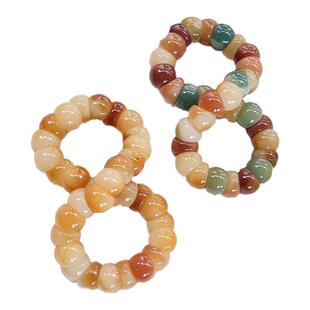 新品蒜瓣大肠菩提手串学生版解压盘玩菩提根佛珠文玩男女款手链