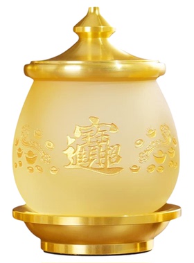 佛堂供桌圣水杯室内家用佛前观音供水杯茶杯供奉财神爷净水杯摆件