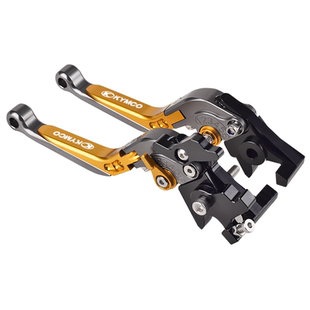 适用光阳Racing X 150 RKS150改装驻车牛角柄手把拉杆 带手刹功能