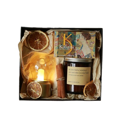 文艺复古香薰蜡烛礼盒商务送礼