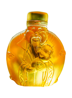 琉璃福禄寿三星办公室桌面摆件