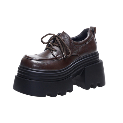 小个子高跟鞋超高厚底单鞋