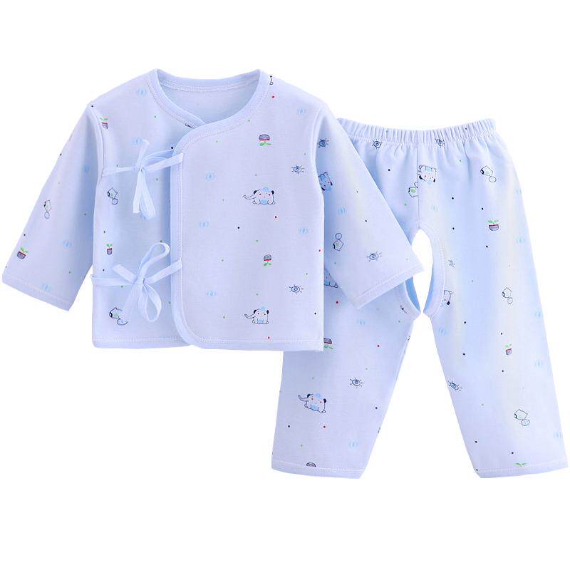 新生婴儿内衣套装纯棉衣服刚初生宝宝系带春秋衣四季贴身薄款睡衣