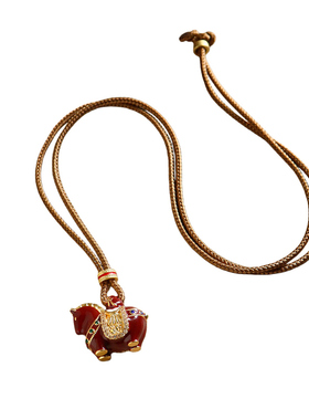 马年新年本命年新款小马毛衣链