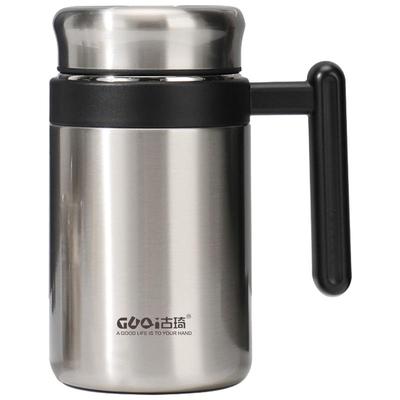 316不锈钢茶水分离保温杯