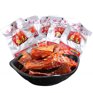 味芝元鱼排香辣鱼尾巴湖南特产即食鱼干特辣解馋休闲麻辣零食小吃