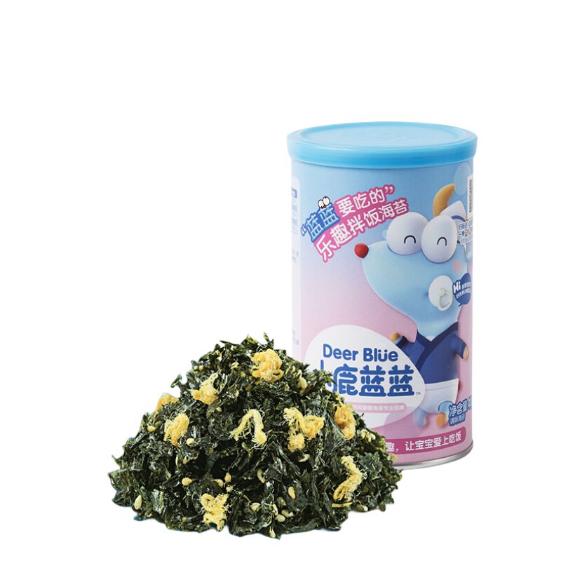 小鹿蓝蓝罐装营养饭团拌饭海苔碎