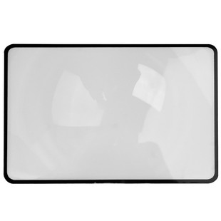 拜斯特3倍卡片放大镜a5纸张大小薄手持式阅读看书报纸大镜片