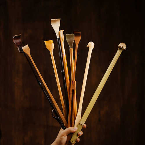 竹子痒痒挠不求人背部抓痒器实心竹精抛光后背挠痒老头乐抓背神器