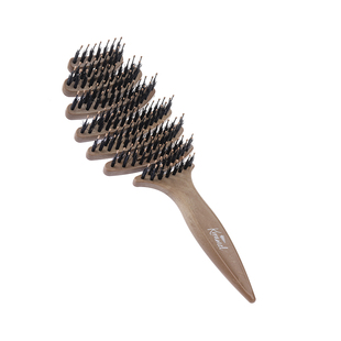 KRRAMEL新升级松塔猪鬃护发梳 按摩头皮气垫梳子可水洗干湿两用