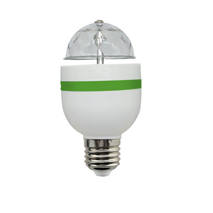 K歌舞台灯闪光激光彩灯家用螺口LED声控魔球KTV彩灯旋转七彩灯泡