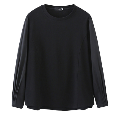 春季新款遮肚子大码卫衣女打底衫