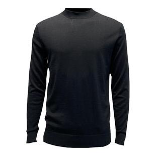 山羊绒精纺男士半高领纯色长袖针织衫秋冬薄款毛衫毛衣领佐诺依